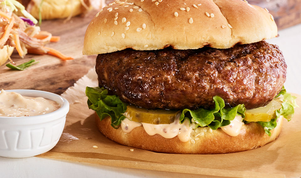 All-American Beef Burger with Secret Sauce